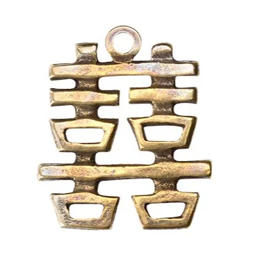 Амулет защитный хсихси-двойное счастье №50 09070